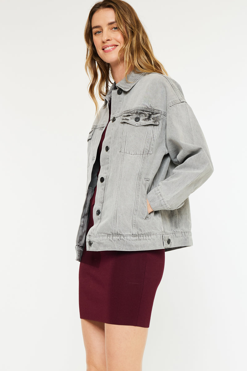 Aaliyah Oversized Denim Jacket - Official Kancan USA