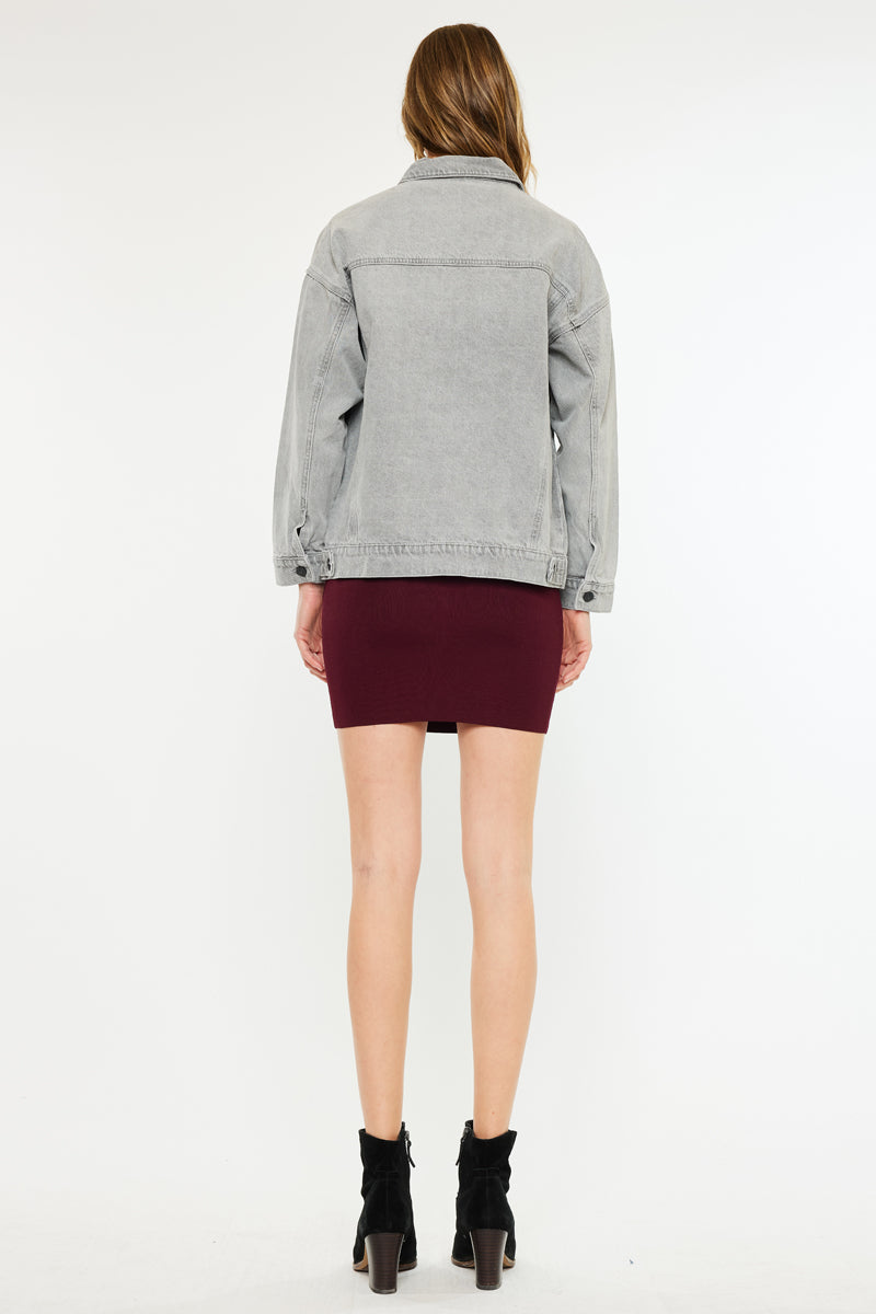 Aaliyah Oversized Denim Jacket - Official Kancan USA