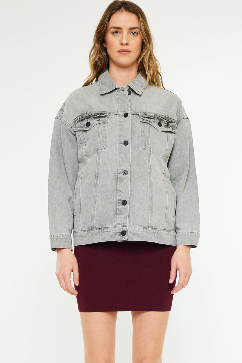Aaliyah Oversized Denim Jacket - Official Kancan USA