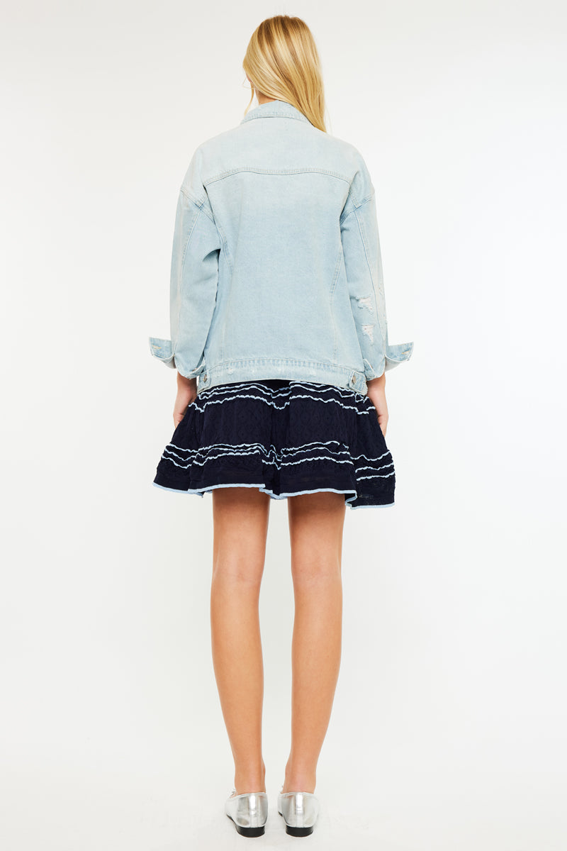 Aaliyah Oversized Denim Jacket - Official Kancan USA