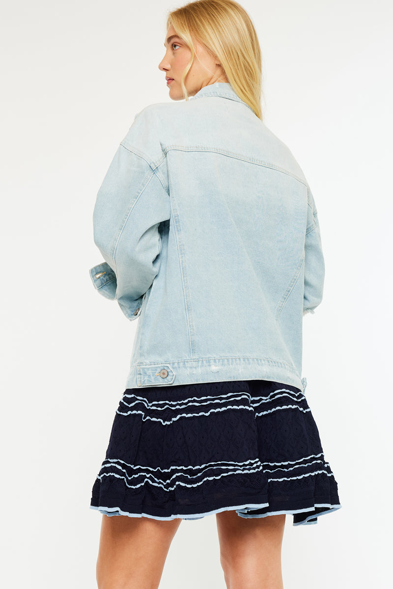 Aaliyah Oversized Denim Jacket - Official Kancan USA