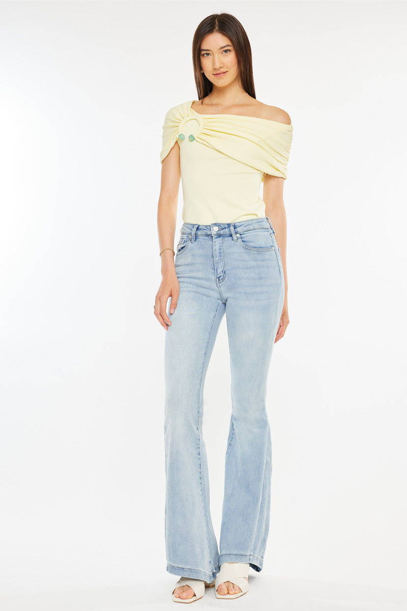 Thandie High Rise Flare Jeans - Official Kancan USA