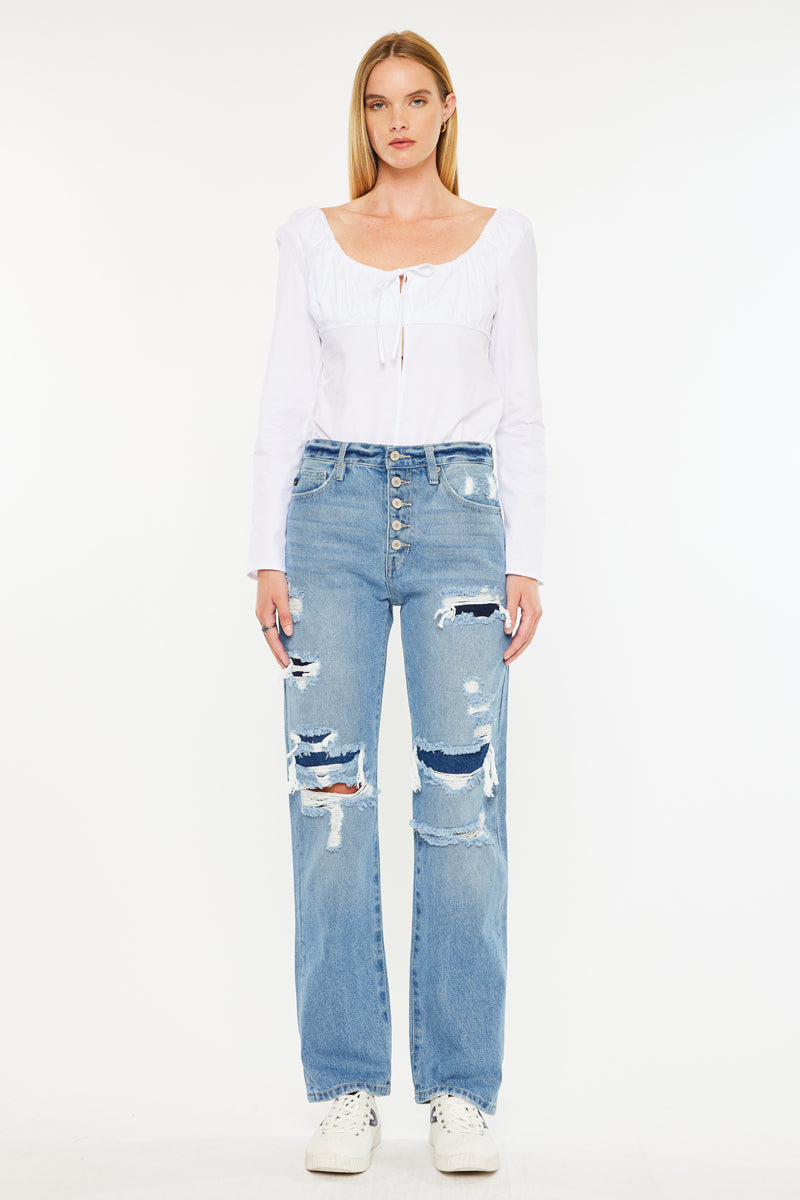 Briar Ultra High Rise 90's Boyfriend Jeans - Official Kancan USA