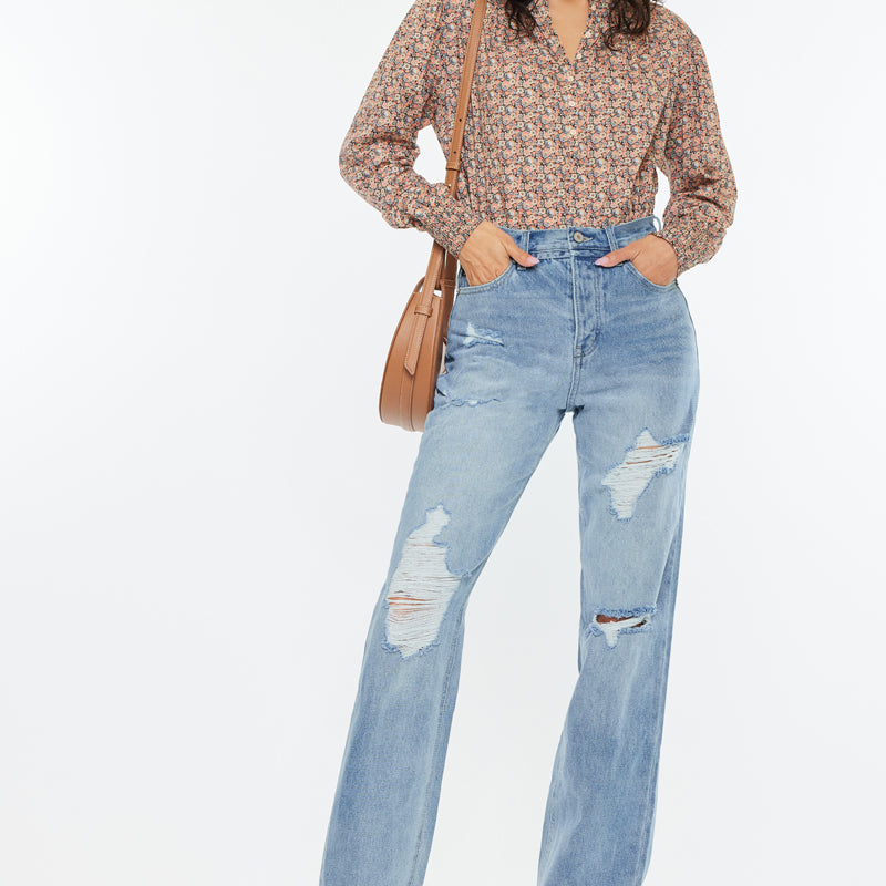Letitia Ultra High Rise 90's Boyfriend Jeans - Official Kancan USA