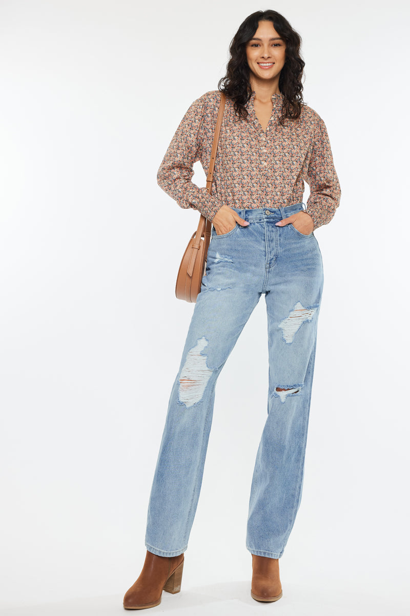 Letitia Ultra High Rise 90's Boyfriend Jeans - Official Kancan USA