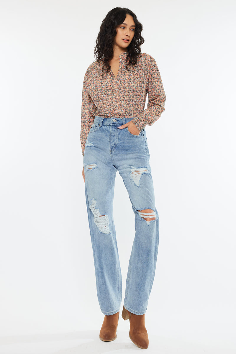Letitia Ultra High Rise 90's Boyfriend Jeans - Official Kancan USA