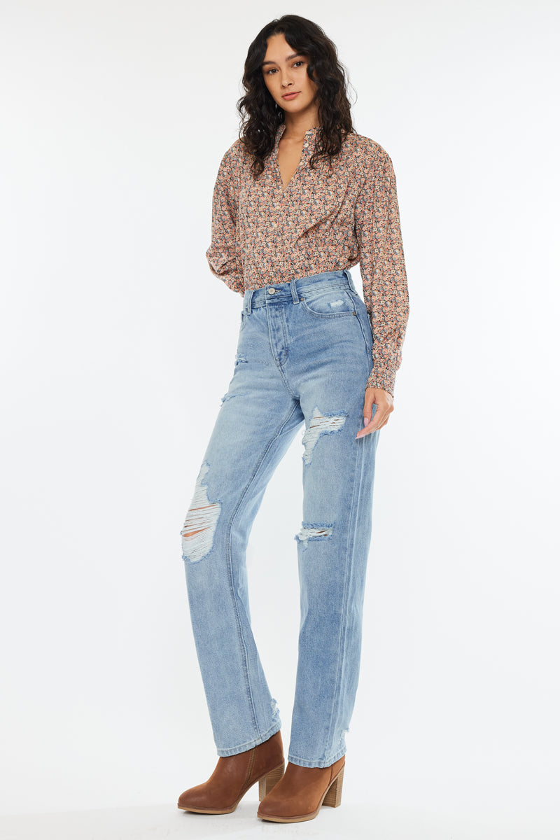 Letitia Ultra High Rise 90's Boyfriend Jeans - Official Kancan USA