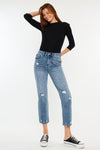 Missy High Rise Slim Straight Jeans - Official Kancan USA