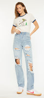 Kyla Ultra High Rise 90's Baggy Jeans - Official Kancan USA