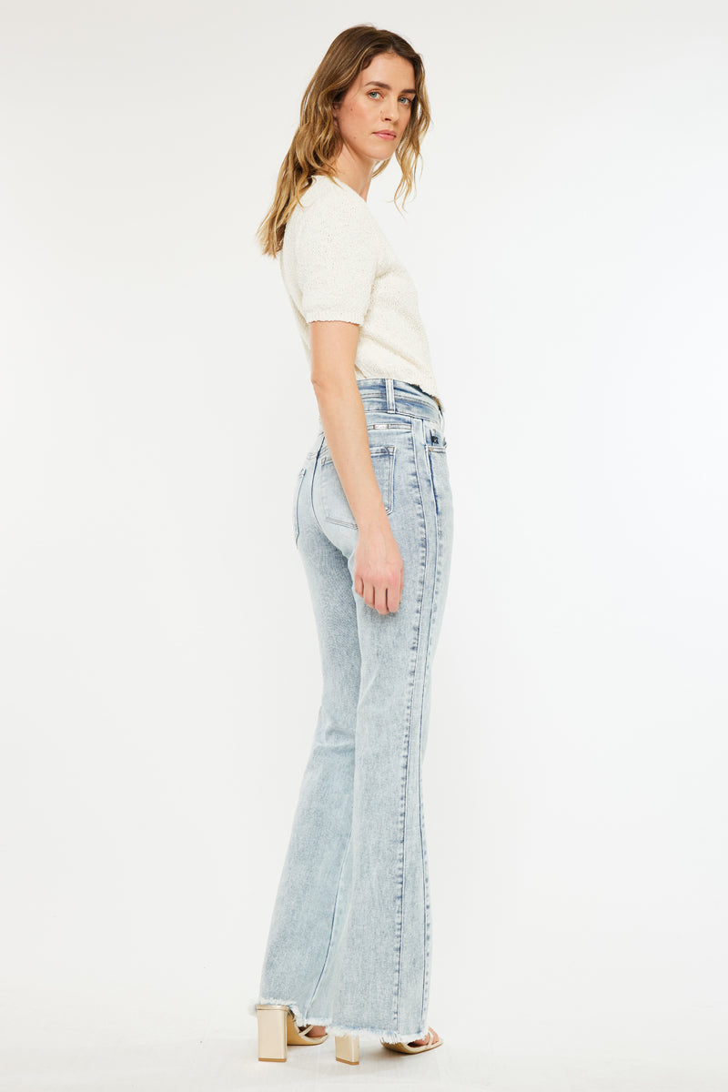 Kara High Rise Flare Jeans - Official Kancan USA