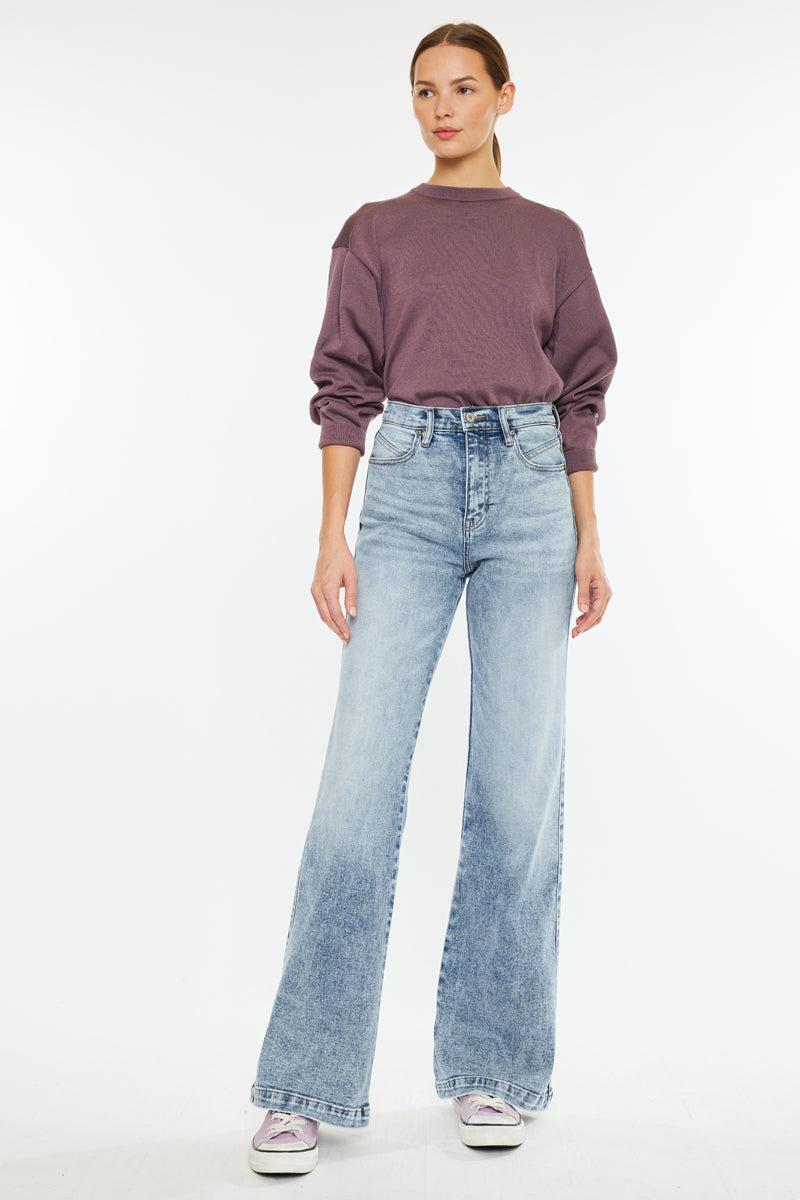kana✩ Roxana Ultra High Rise 90's Flare Jeans with Comfort Stretch