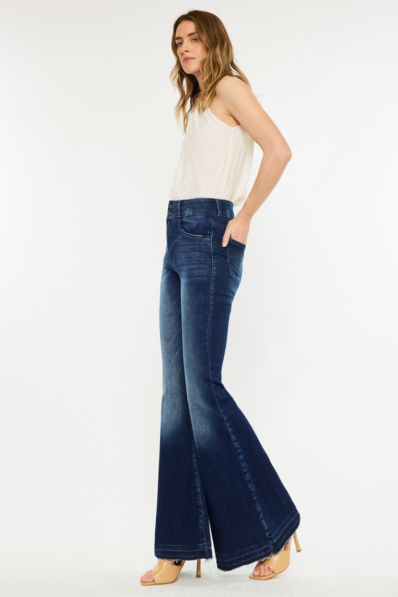 Cinthia Ultra High Rise Super Flare Jeans - Official Kancan USA