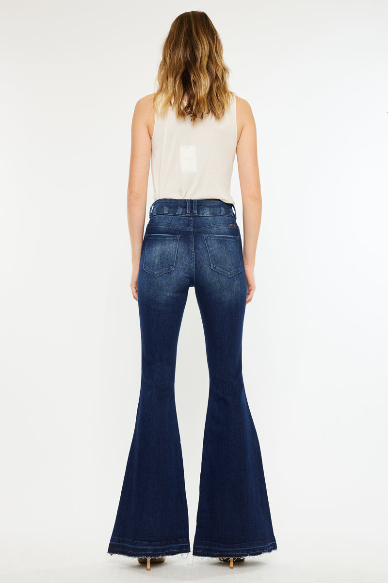 Cinthia Ultra High Rise Super Flare Jeans - Official Kancan USA