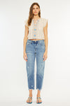 Michelle High Rise Slim Straight Leg Jeans - Official Kancan USA