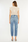 Michelle High Rise Slim Straight Leg Jeans - Official Kancan USA