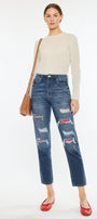 Elsa High Rise Mom Jeans - Official Kancan USA