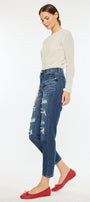 Elsa High Rise Mom Jeans - Official Kancan USA