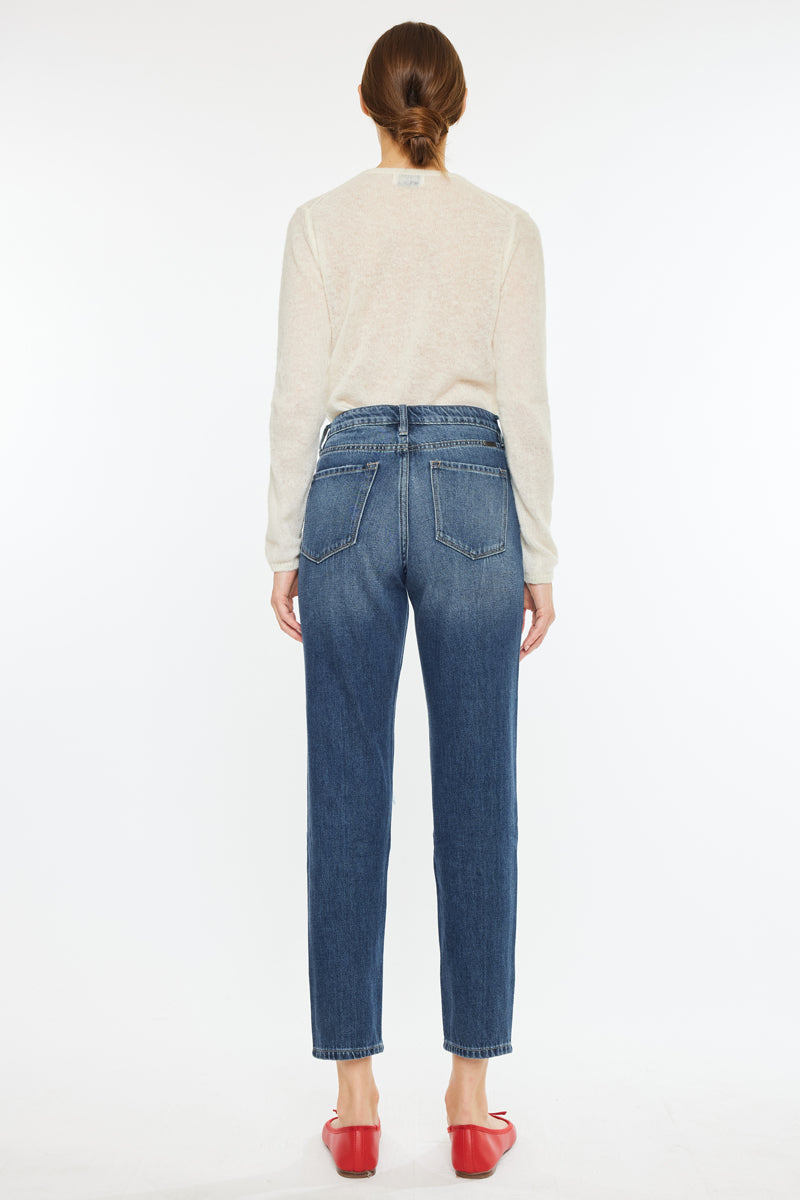 Elsa High Rise Mom Jeans - Official Kancan USA