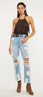 Moon High Rise 90's Boyfriend Jeans