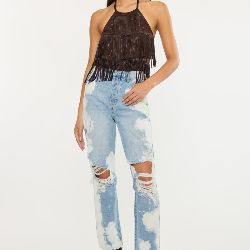 Moon High Rise 90's Boyfriend Jeans