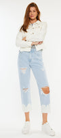 Harmony High Rise Straight Leg Jeans - Official Kancan USA