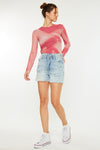 Daelyn Ultra High Rise PaperBag Shorts - Official Kancan USA