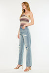 Karine Ultra High Rise 90's Straight Leg Jeans - Official Kancan USA
