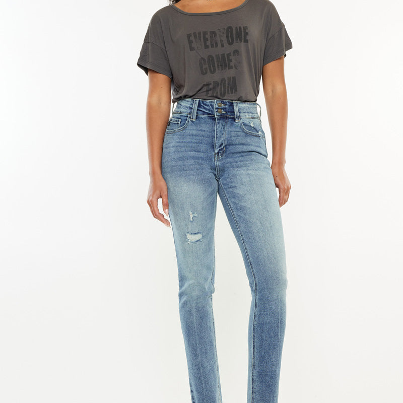 Carson High Rise Cigarette Leg Jeans - Official Kancan USA