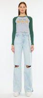 Gigi Ultra High Rise 90's Flare Jeans - Official Kancan USA