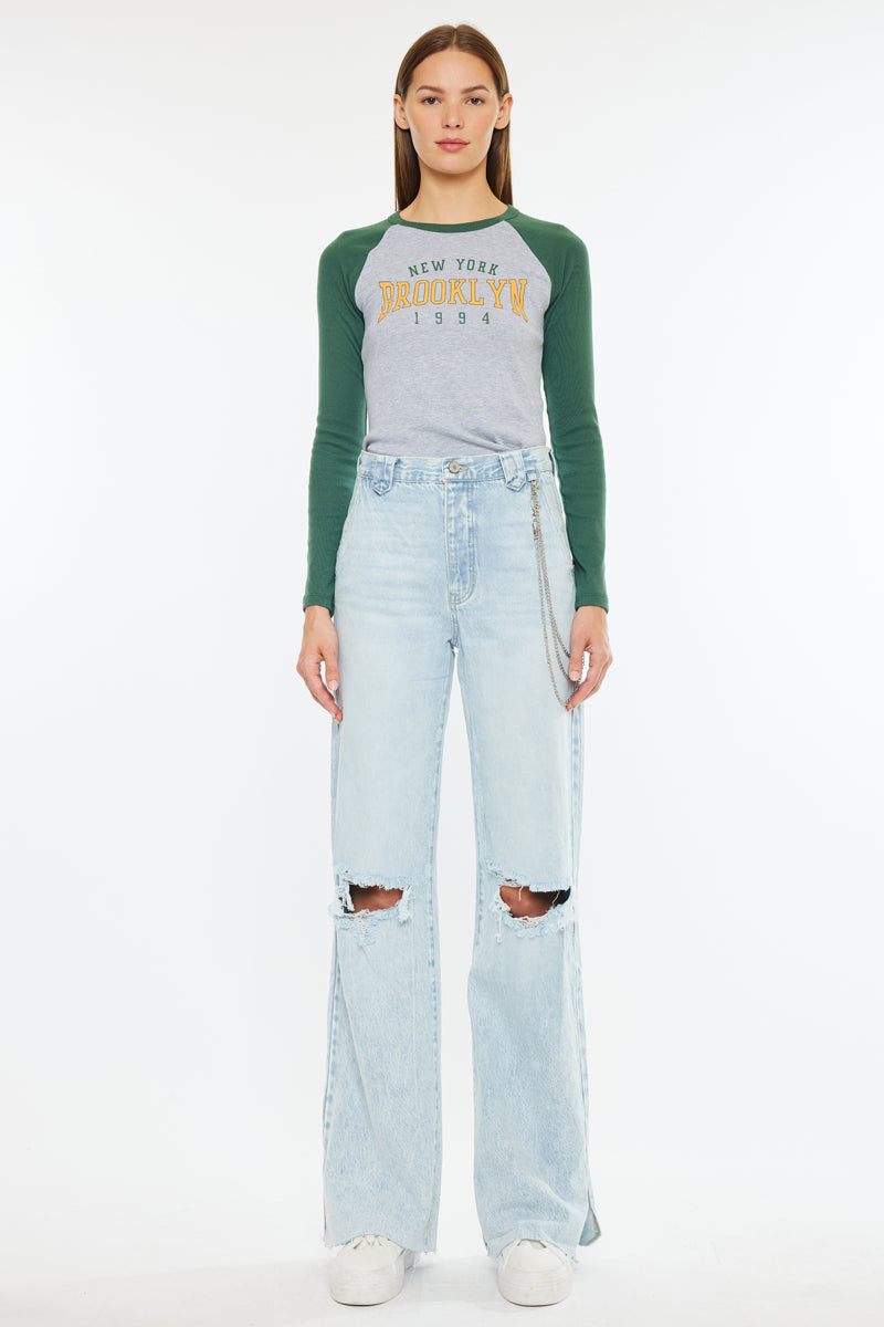 Gigi Ultra High Rise 90's Flare Jeans - Official Kancan USA
