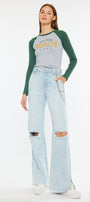 Gigi Ultra High Rise 90's Flare Jeans - Official Kancan USA