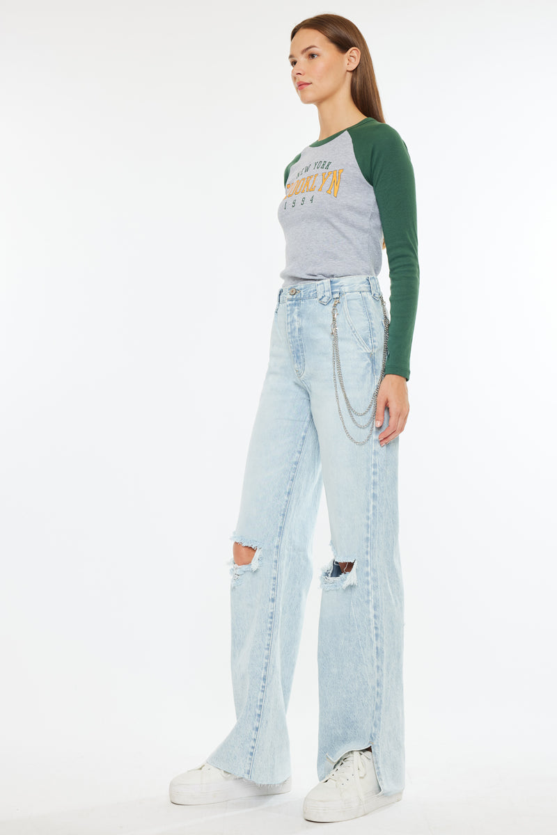 Gigi Ultra High Rise 90's Flare Jeans - Official Kancan USA