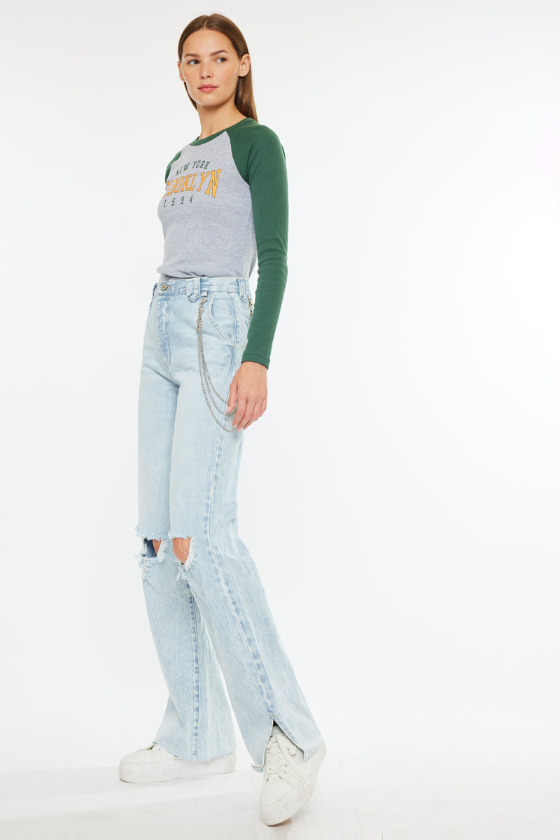 Gigi Ultra High Rise 90's Flare Jeans - Official Kancan USA