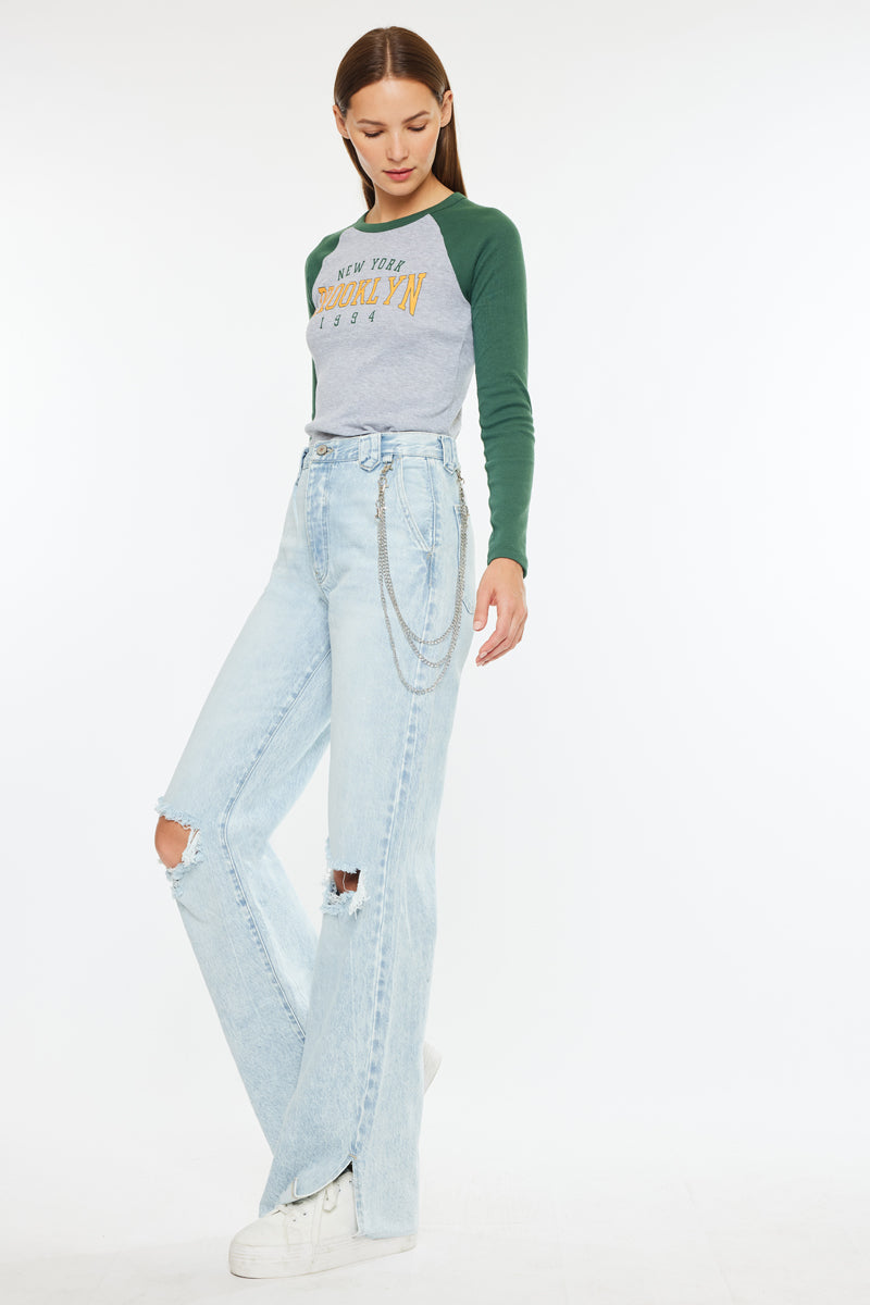 Gigi Ultra High Rise 90's Flare Jeans - Official Kancan USA
