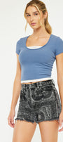 Whitney High Rise Shorts - Official Kancan USA