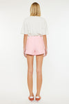 Reene High Rise Ruffle Hem Shorts