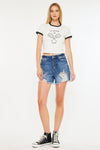 Sheila High Rise Mom Shorts - Official Kancan USA