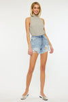 Sheila High Rise Mom Shorts - Official Kancan USA