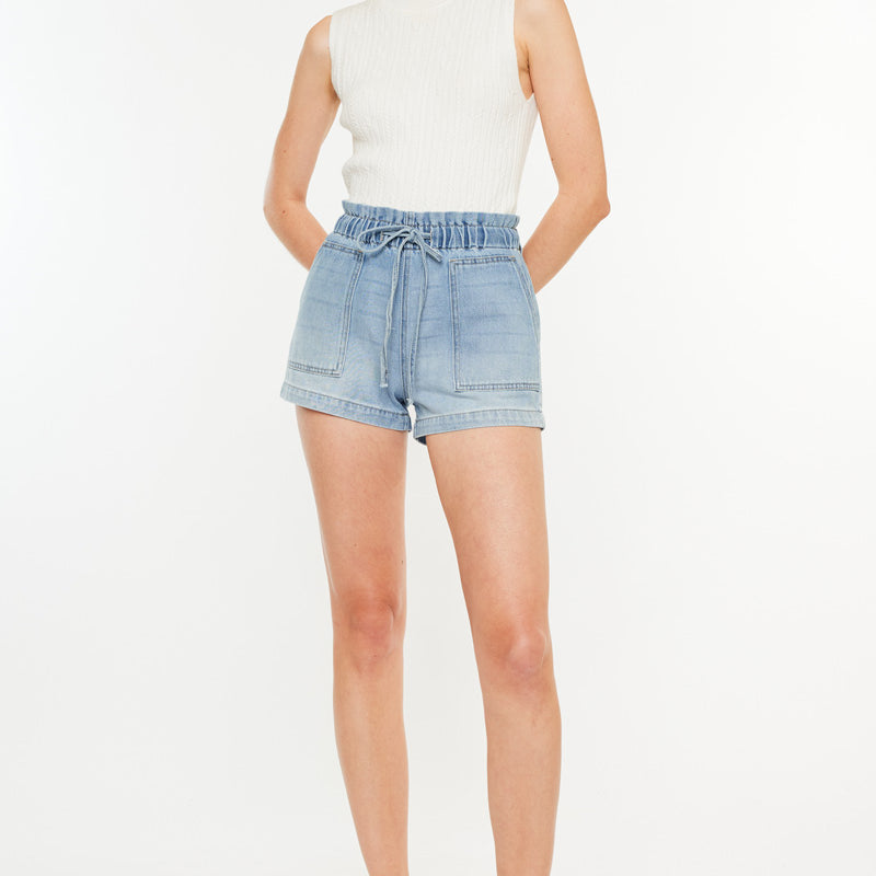 Maisy Ultra High Paper Bag Shorts - Official Kancan USA