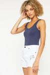 Ambrosia High Rise Mom Shorts - Official Kancan USA