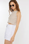 High Rise Paperbag Shorts