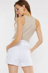 High Rise Paperbag Shorts