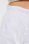 High Rise Paperbag Shorts