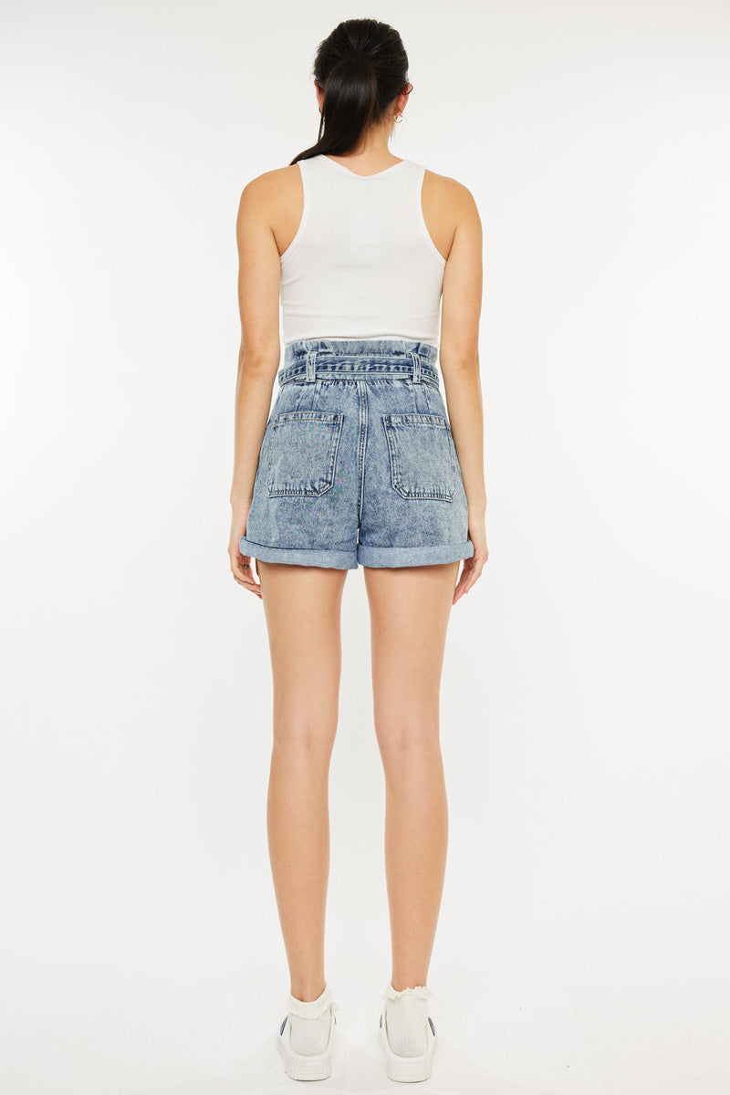 Nieve Ultra High Rise PaperBag Shorts - Official Kancan USA
