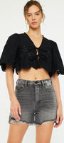 Ariya Ultra High Rise 90's Boyfriend Shorts - Official Kancan USA