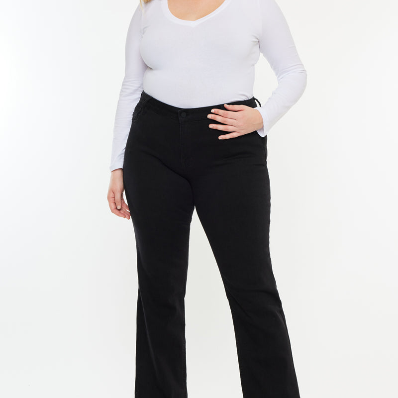 Erin Mid Rise Bootcut Jeans (Plus Size) - Official Kancan USA