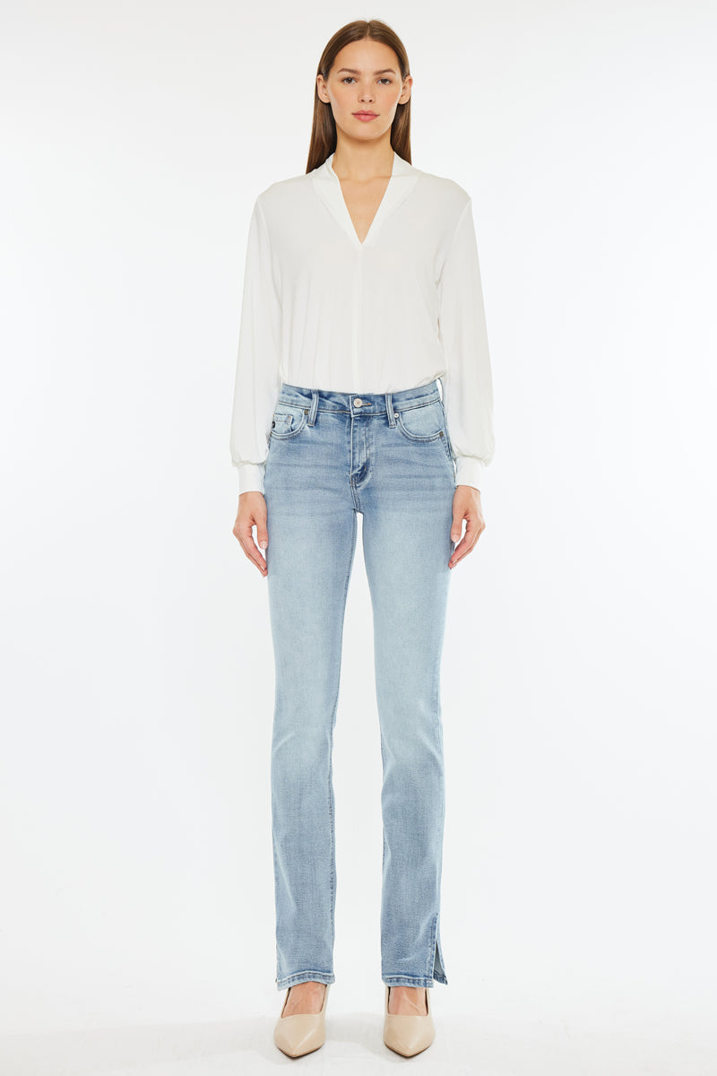Nadia Mid Rise Y2K Bootcut Jeans - Official Kancan USA