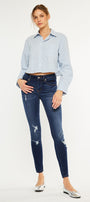 Saskia Mid Rise Super Skinny Jeans - Official Kancan USA