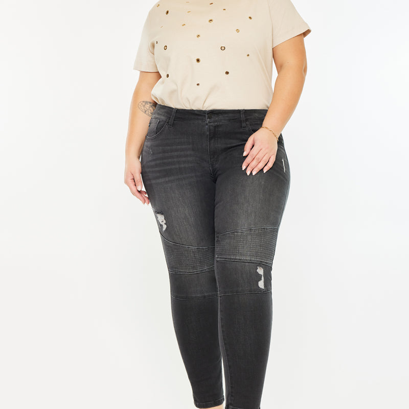 Wynne Low Rise Ankle Skinny Jeans- Plus - Official Kancan USA