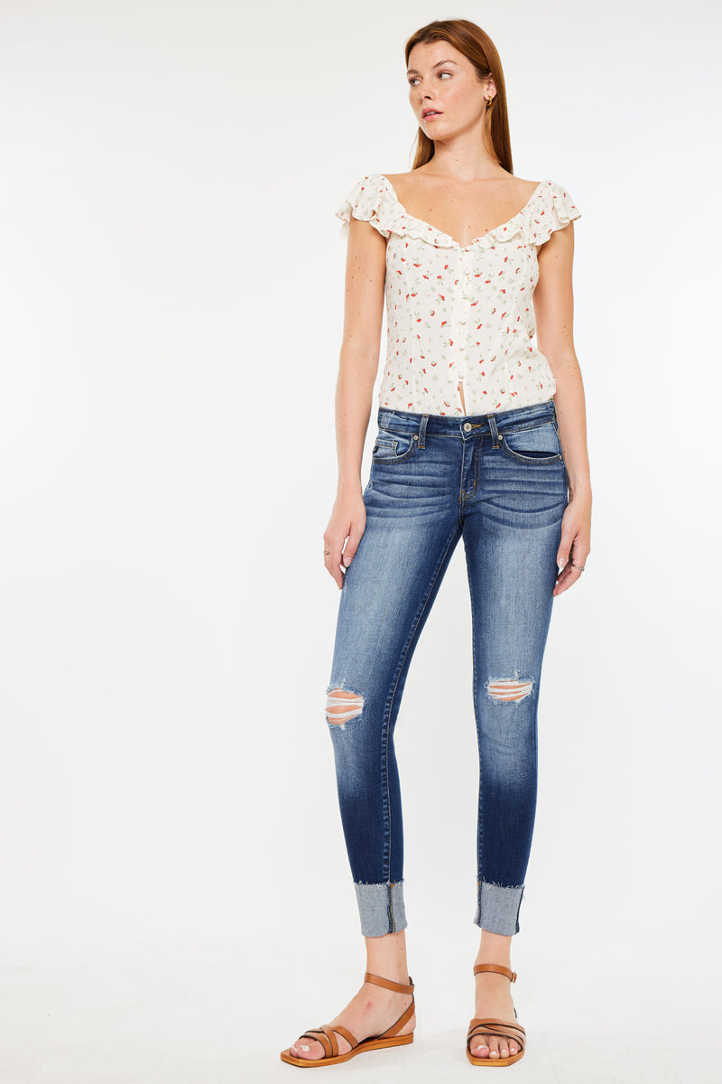Stella Low Rise Ankle Skinny Jeans - Official Kancan USA